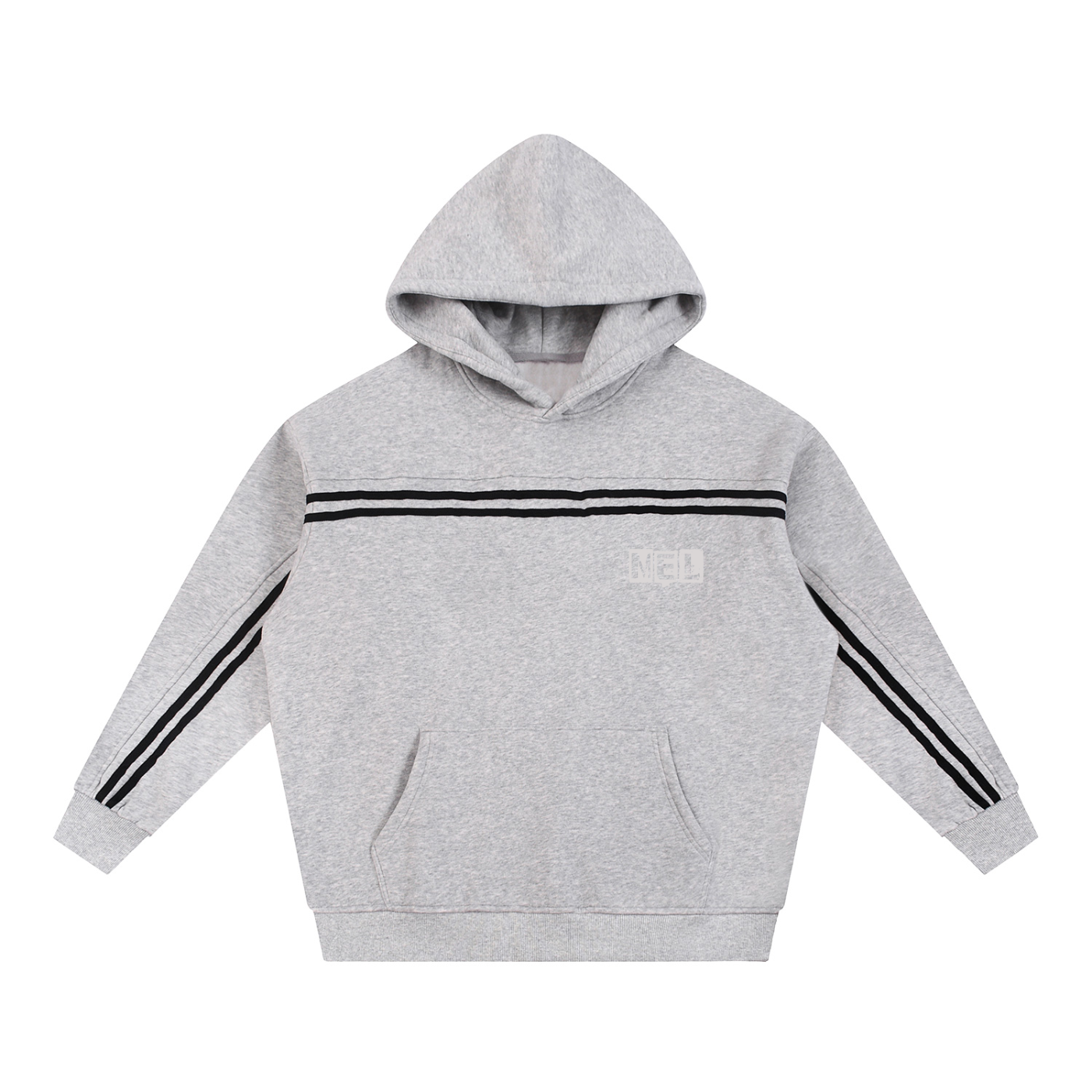 Sun Fade Contrast Tape Fleece Hoodie