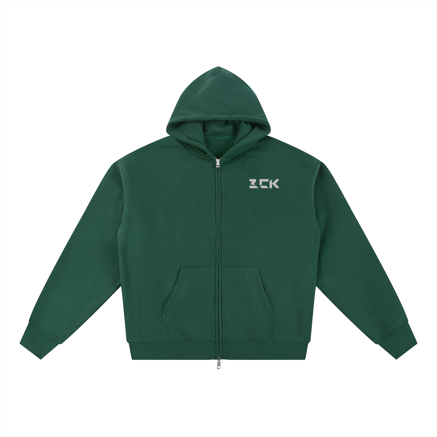 Essential Fleece Zip-Through Hoodie